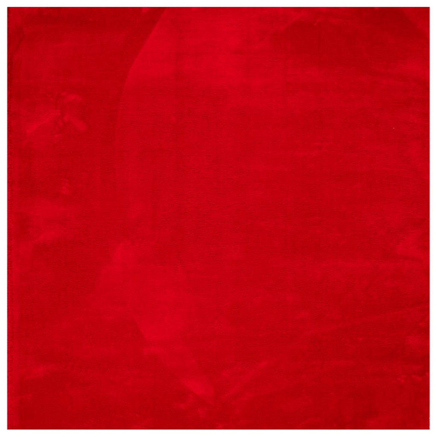 vidaXL Teppich Huarte Kurzflor Weich Und Waschbar Rot 160x160 Cm 1932629 günstig online kaufen