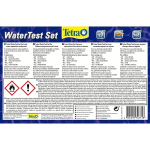 Tetra Wassertest Set zur Analyse von 5 wichtigen Wasserwerten im Aquarium & Teich.