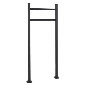 ML-Design Briefkastenständer, 120cm, freistehend, Edelstahl, Anthrazit.