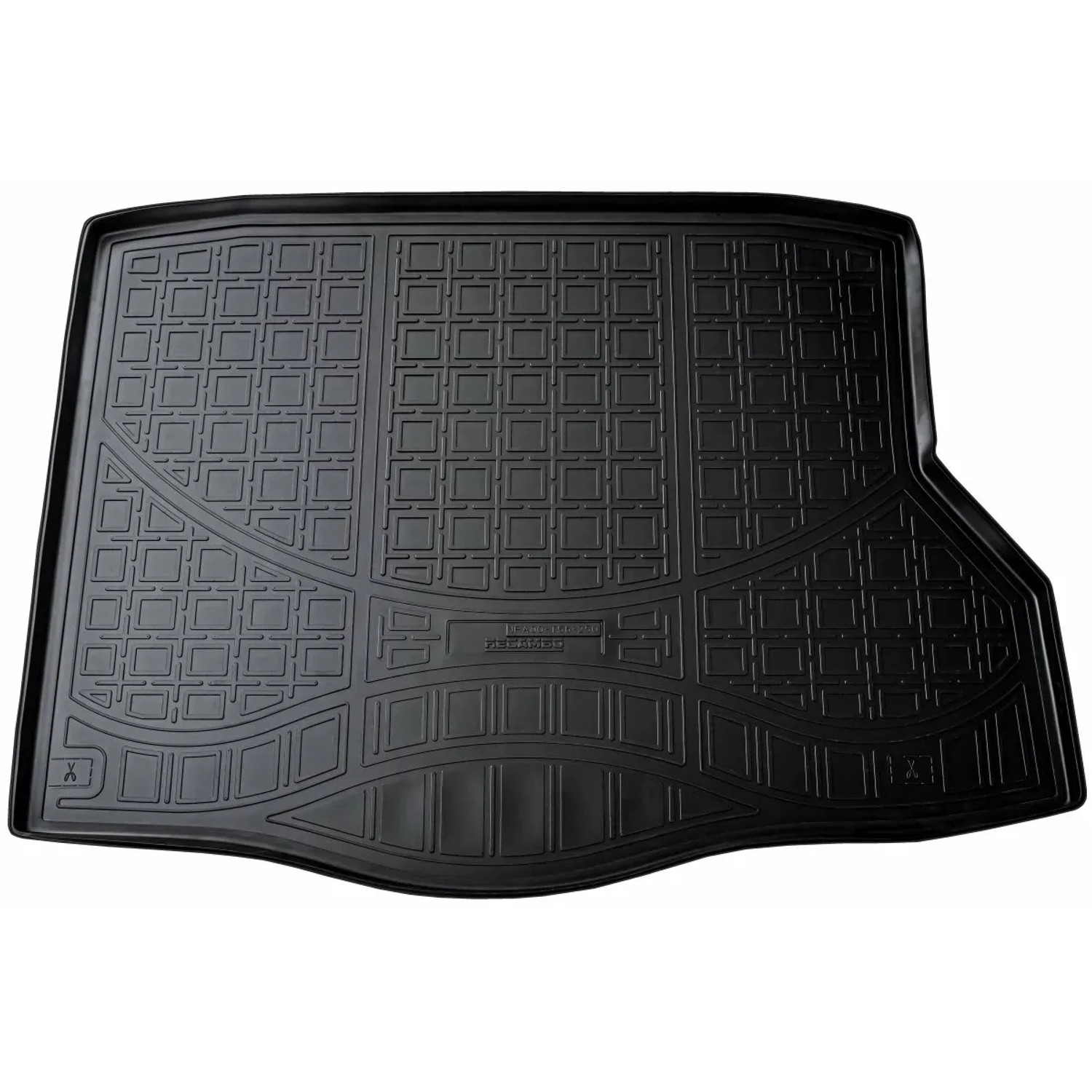 Gummi Kofferraumwanne für Mercedes CLA Klasse  C117 Limousine  2013-2018  mit Rand