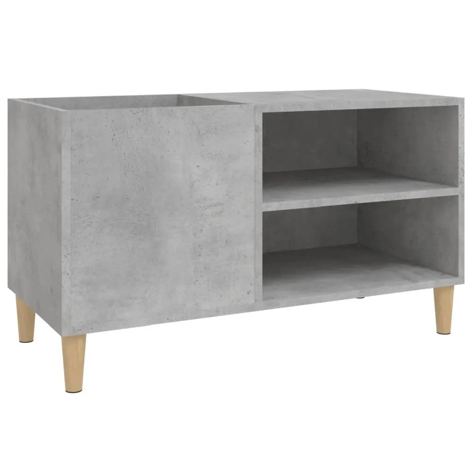 vidaXL Plattenschrank Betongrau 84,5x38x48 cm Holzwerkstoff 831945