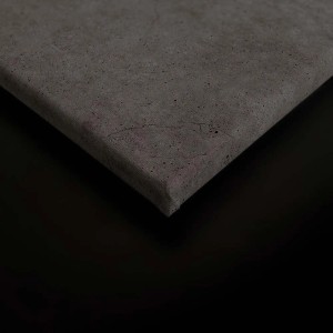 Detailaufnahme: Bricoflor Wandbild in Betonoptik, Leinwandbild für Wohnraum, 60x90 cm.
