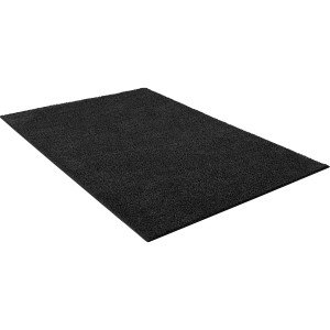 Anthrazitfarbener Kurzflor Teppich (115x170 cm) der Kategorie Kurzflorteppiche.