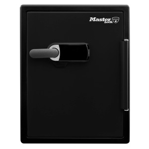 Master Lock Alarmtresor LFW205TWC, feuer- und wasserbeständig, 56,5 l, schwarz-grau.