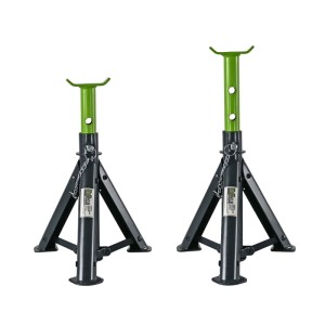 2 TRUTZHOLM Unterstellböcke, je 2 t Traglast, höhenverstellbar von 245 bis 370 mm, faltbar.