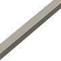 Alberts Winkelprofil, gleichschenklig, aus Aluminium, 20x20x1000 mm, dunkelgrau.