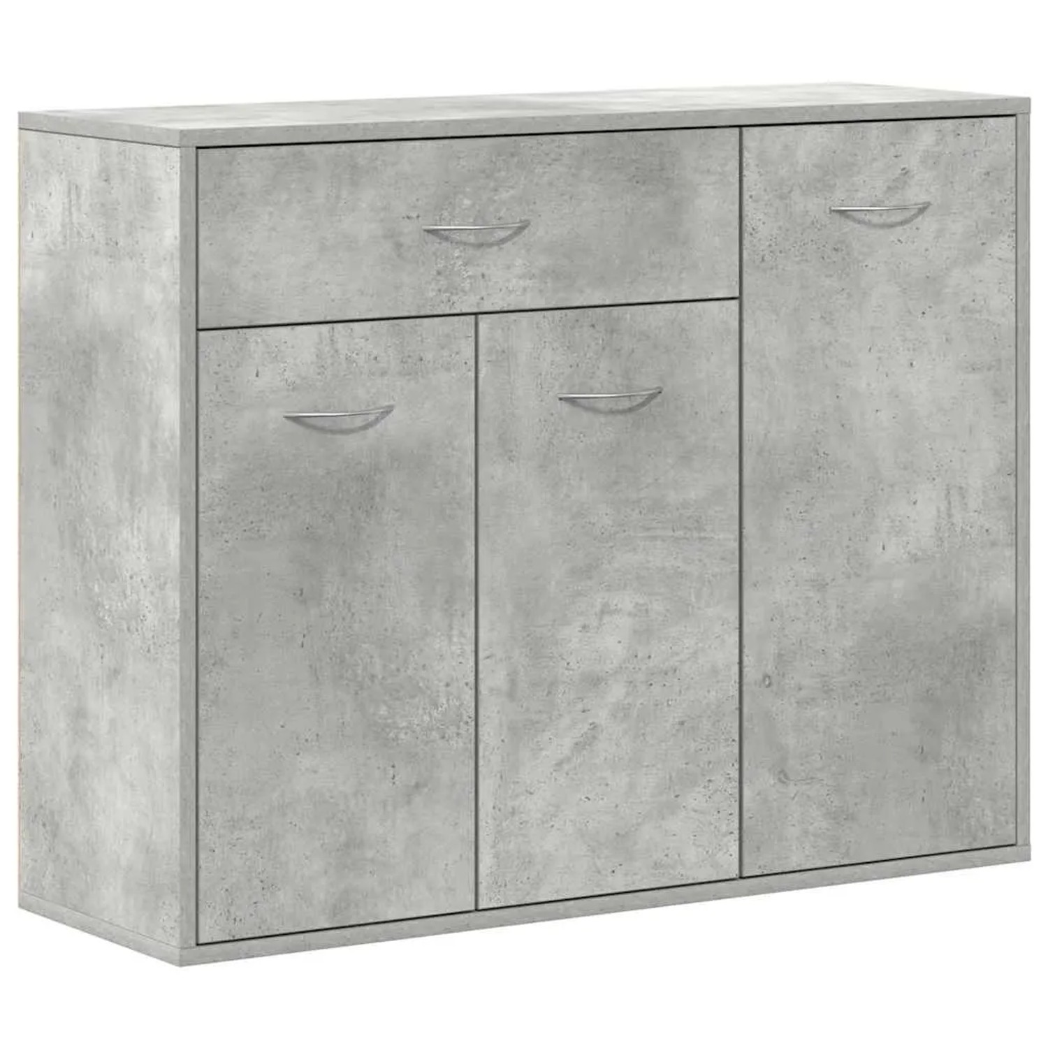 vidaXL Sideboard Betongrau 88x30x70 cm Holzwerkstoff 800679
