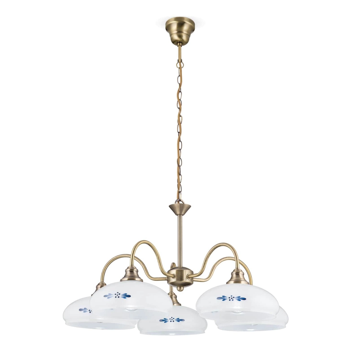 Orion Leuchten Luster Country Ø 60 cm Antik Blumendekor günstig online kaufen