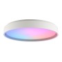 Weiße LED-Deckenleuchte Mona mit RGB und CCT Funktion, Ø 49 cm.
