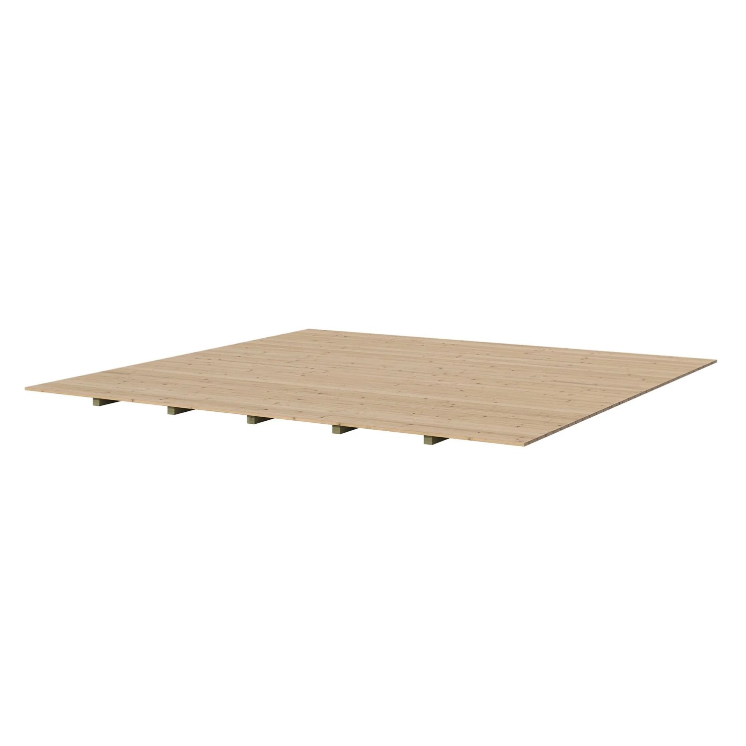 Weka Fußboden für Gartenhaus Killarney 300 cm x 300 cm x 1,6 cm Natur