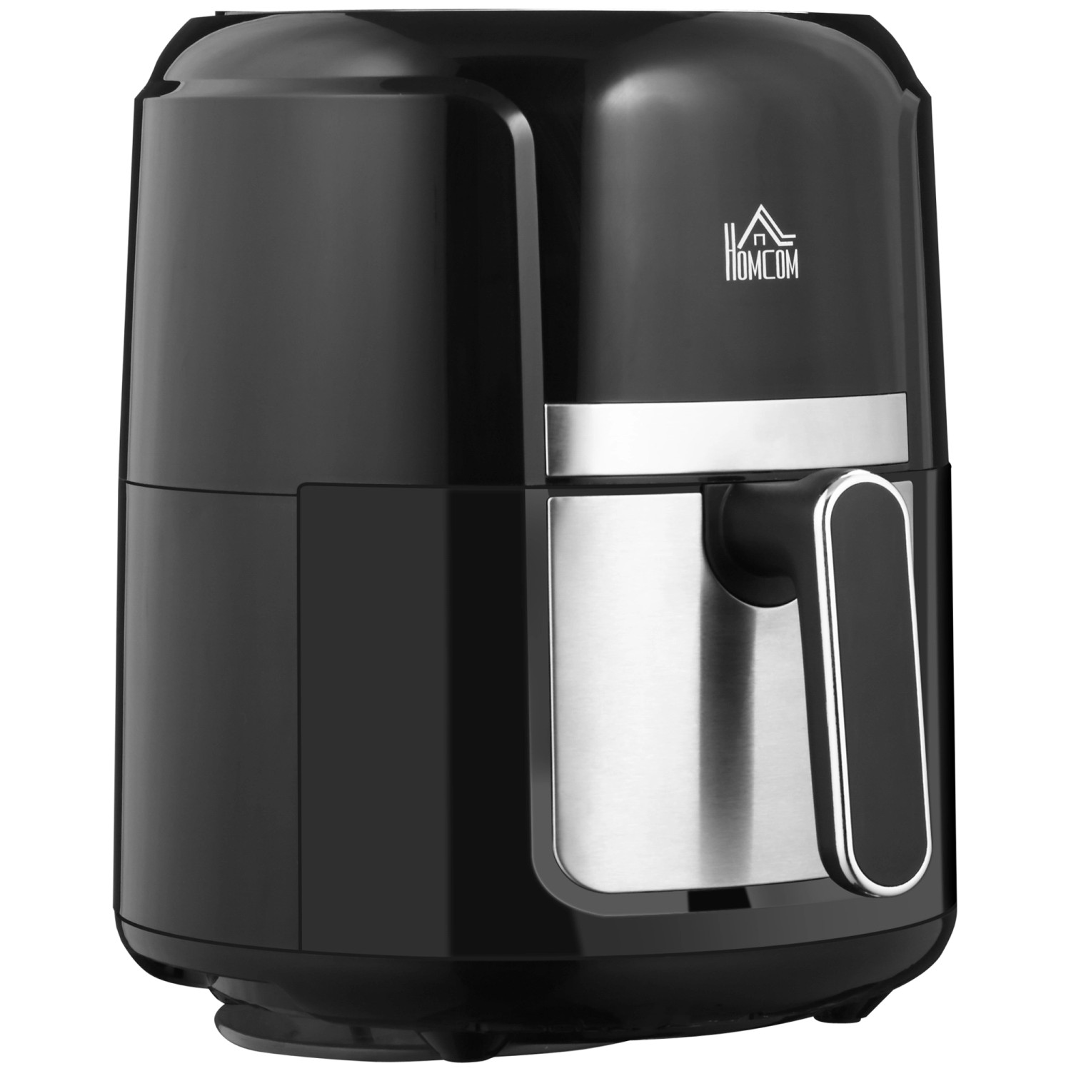HOMCOM Heißluftfritteuse Stahl Kunststoff Schwarz 34,2L x 25,6B x 31,8H cm günstig online kaufen