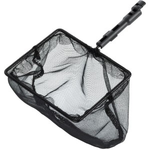 Eheim Fischnetz, 10x8 cm, mit schwarzem Netz und Griff zum sicheren Herausfischen von Aquarienbewohnern.