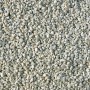 Nahaufnahme: Streusplitt 2-4 mm, hellgrau, Brechkorn, Schüttgut für Garten und Bau.