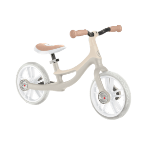 Globber Go Bike Elite Laufrad für Kinder 10 Zoll TPE-Bereifung Sattel Höhenverstellbar Taupe