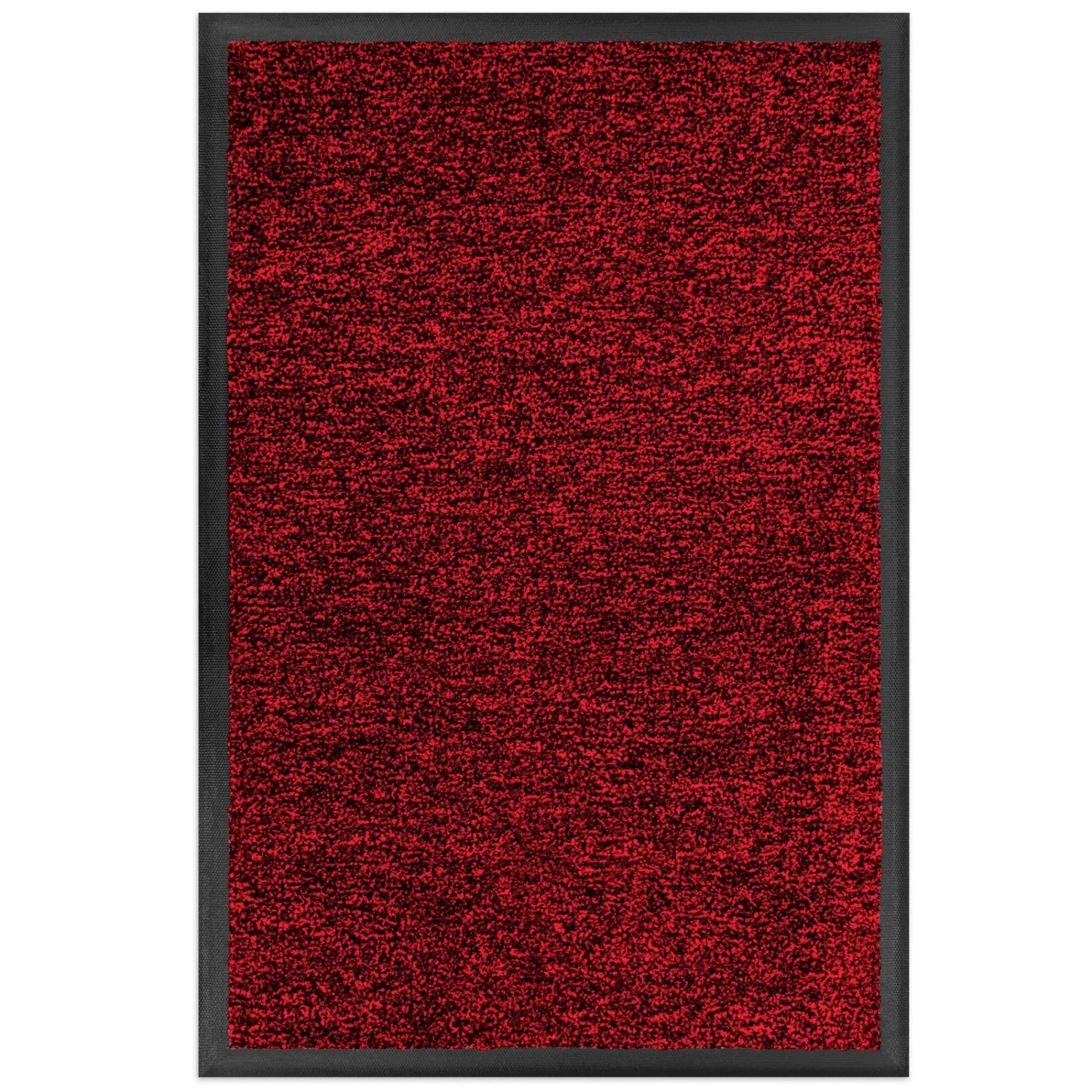 Floordirekt Schmutzfangmatte Space 205 Rutschfest TPE-Rücken Rot 90 x 120 c günstig online kaufen