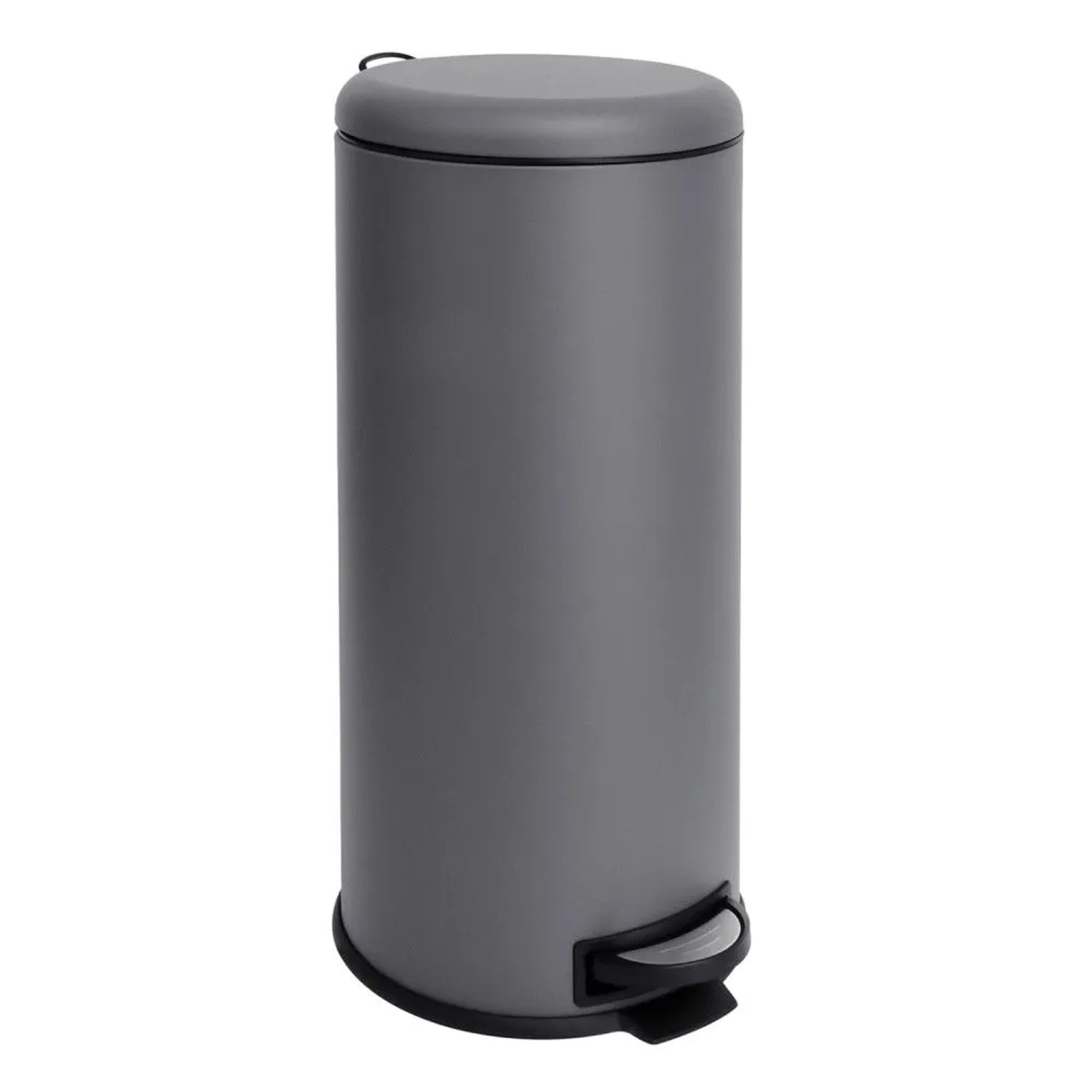 Svita T30 Mülleimer 30Liter Treteimer Abfalleimer Mülltonne Grau
