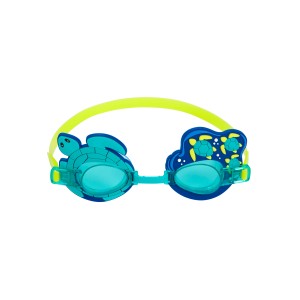Bestway Schwimmbrille Aqua Pals mit Schildkröten- und Unterwasser-Motiv für Kinder ab 3 Jahren.