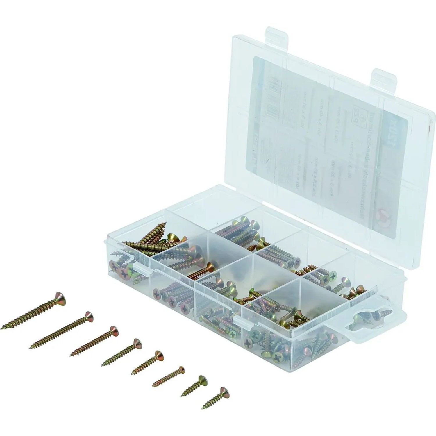 Westfalia Mehrzweck-Schrauben-Sortiment 120 StÜCk Metall Gold