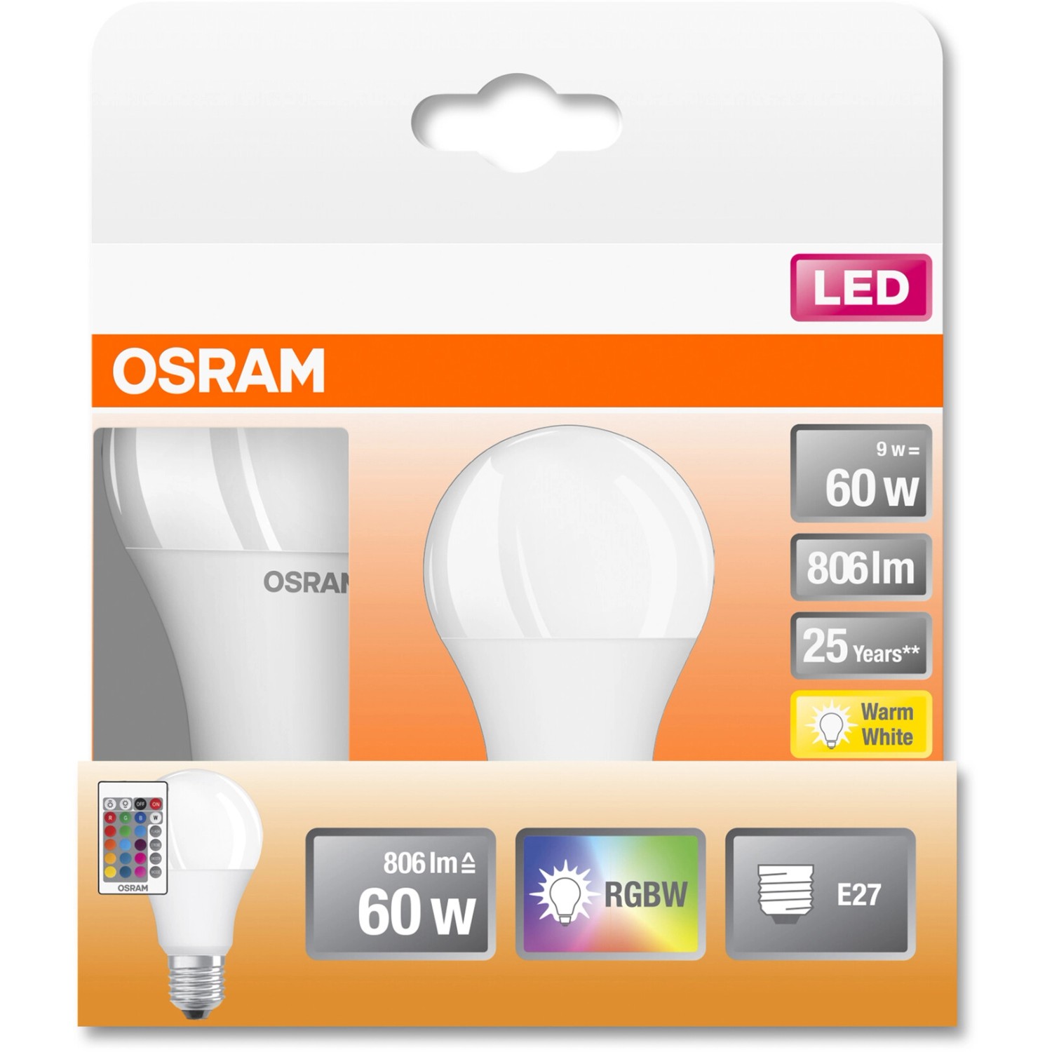 Osram Led Leuchtmittel E Gl Hlampenform W Er Set X Cm H