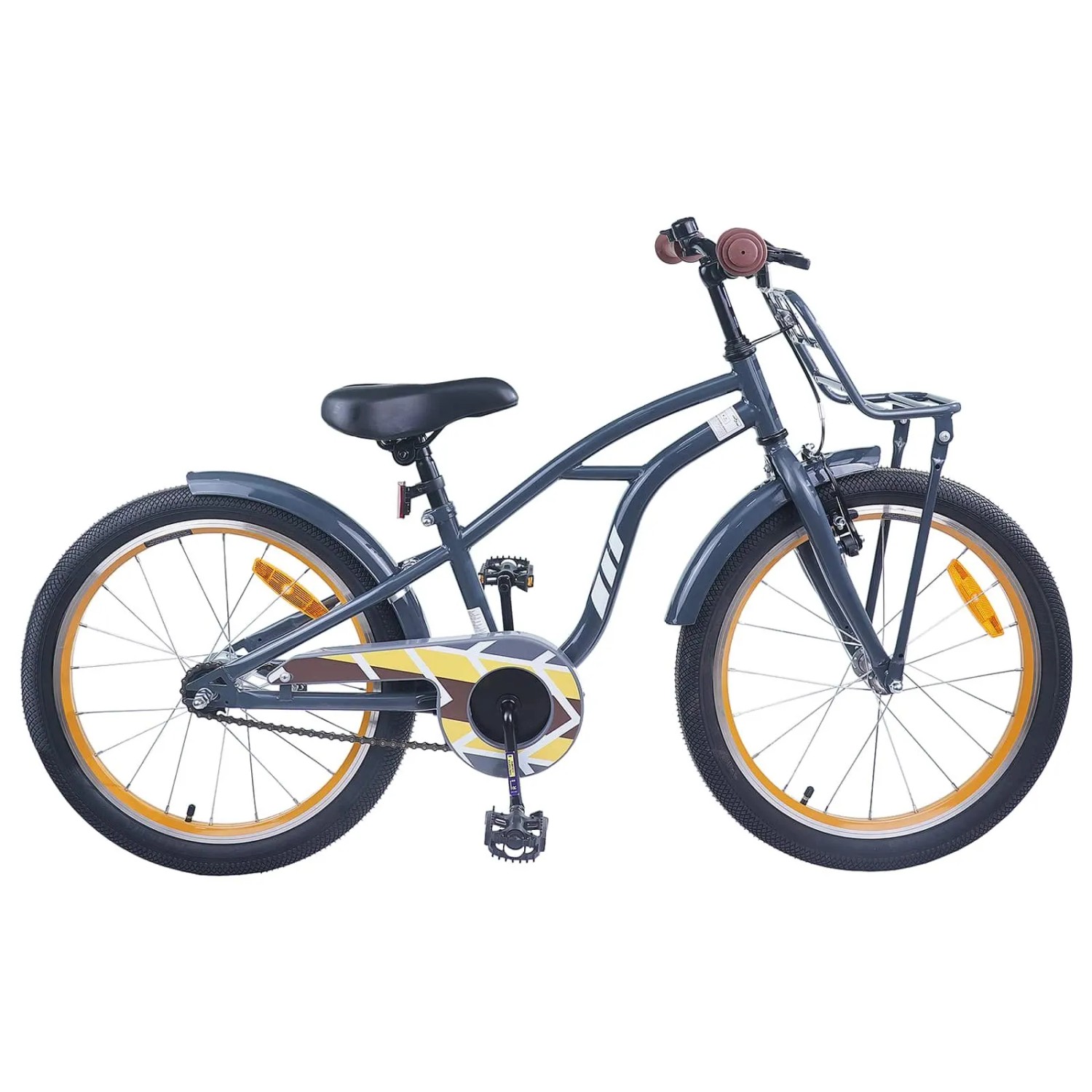 vidaXL Kinderfahrrad 20 Zoll für 6-11 Jahre Alt Dunkelgrau 42009311