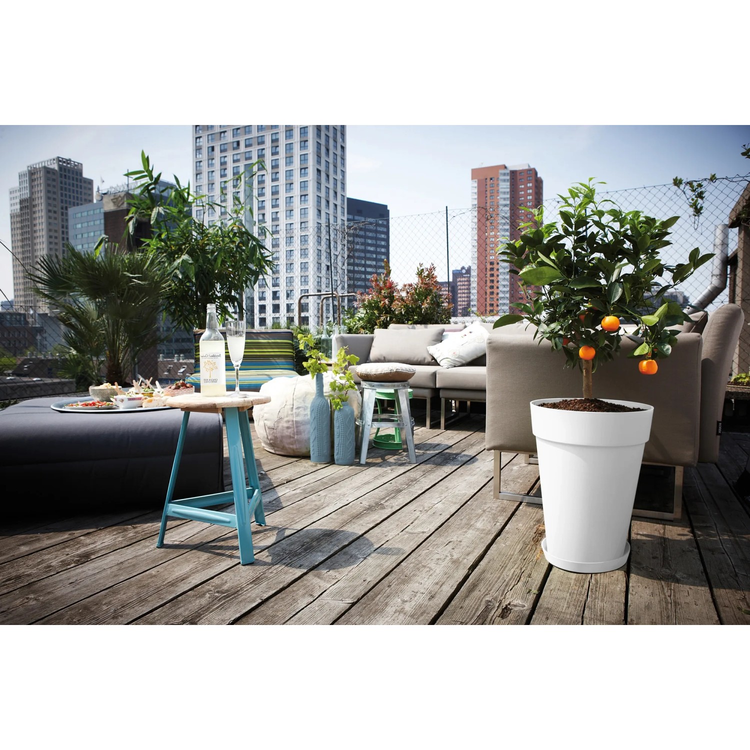 windlicht blumenkasten Storefactory Windlicht mit Blumen aus Glas