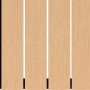 Detailansicht Lounge-Set Branford: Tischplatte aus Holzlamellen und anthrazitfarbenem Rahmen.