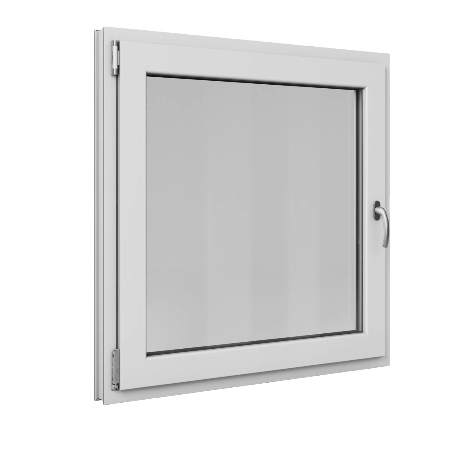 Roro Fenster Basic Kunststoff-Profil Weiß 100 cm x 100 cm DIN L günstig online kaufen