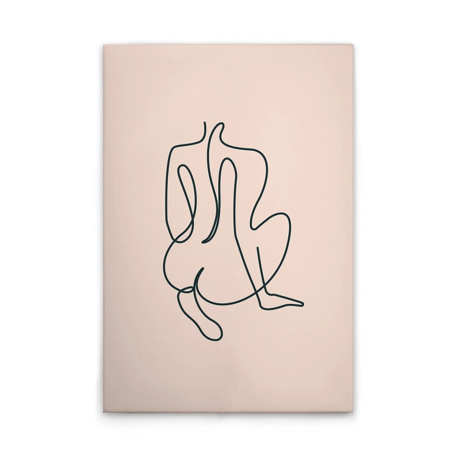 Tadessi Leinwandbild - M1-No.51719 - Silhouetten Oneliner - 40 x 60 cm - Querformat