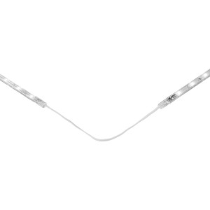 2er-Set LED-Lichtleiste in Weiß, ideal als Unterbauleuchte für Küche oder Werkstatt.