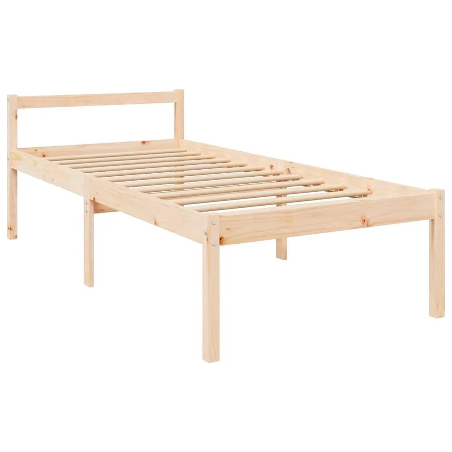 vidaXL Seniorenbett 90x200 cm Massivholz Kiefer 810599 günstig online kaufen