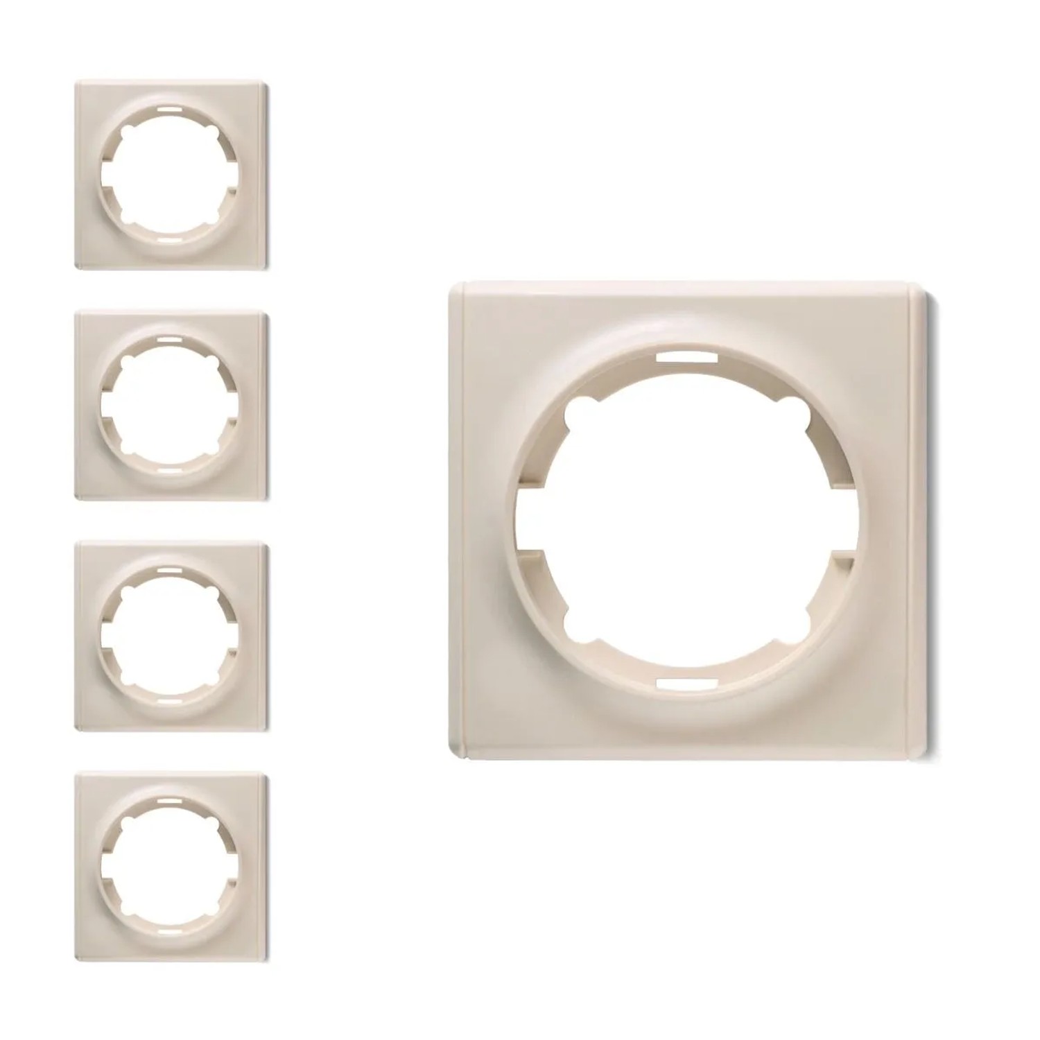 OneKeyElectro 5x Florence Abdeckrahmen Set Beige