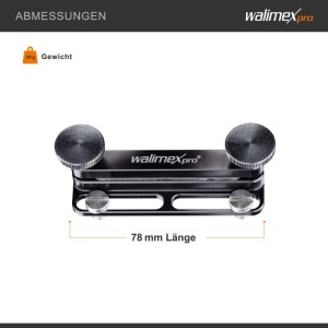 Walimex Pro Aptaris Cable Guard Kabel Schutz 1/4" Rig Cage Systeme Foto Video