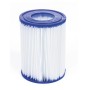 Filterkartusche für Bestway Stahlrahmen Pool, Filter für Pools mit Pumpe, blau-weiß