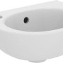 Ideal Standard Eurovit Handwaschbecken, 35 cm, weiß, mit Hahnloch und Überlauf.