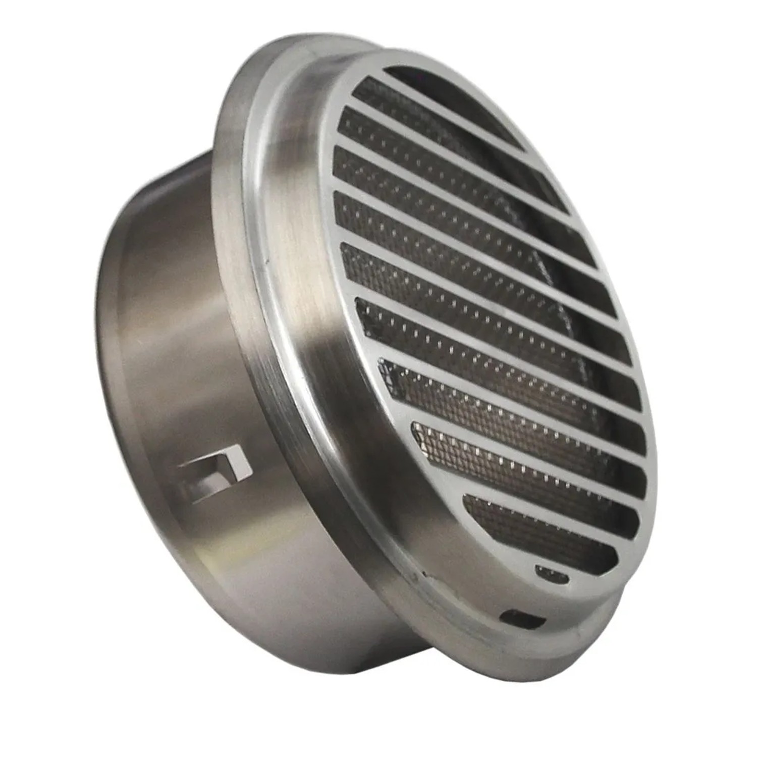 Häusler Lüftungsgitter LG-8015 L Edelstahl DIN 150  Zuluft Abluftgitter