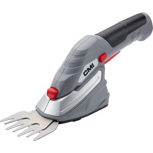 CMI Akku Gras- und Strauchschere C-AGS-3.6/10, 3,6 V, mit Schneideaufsätzen für Rasenkanten und Sträucher.