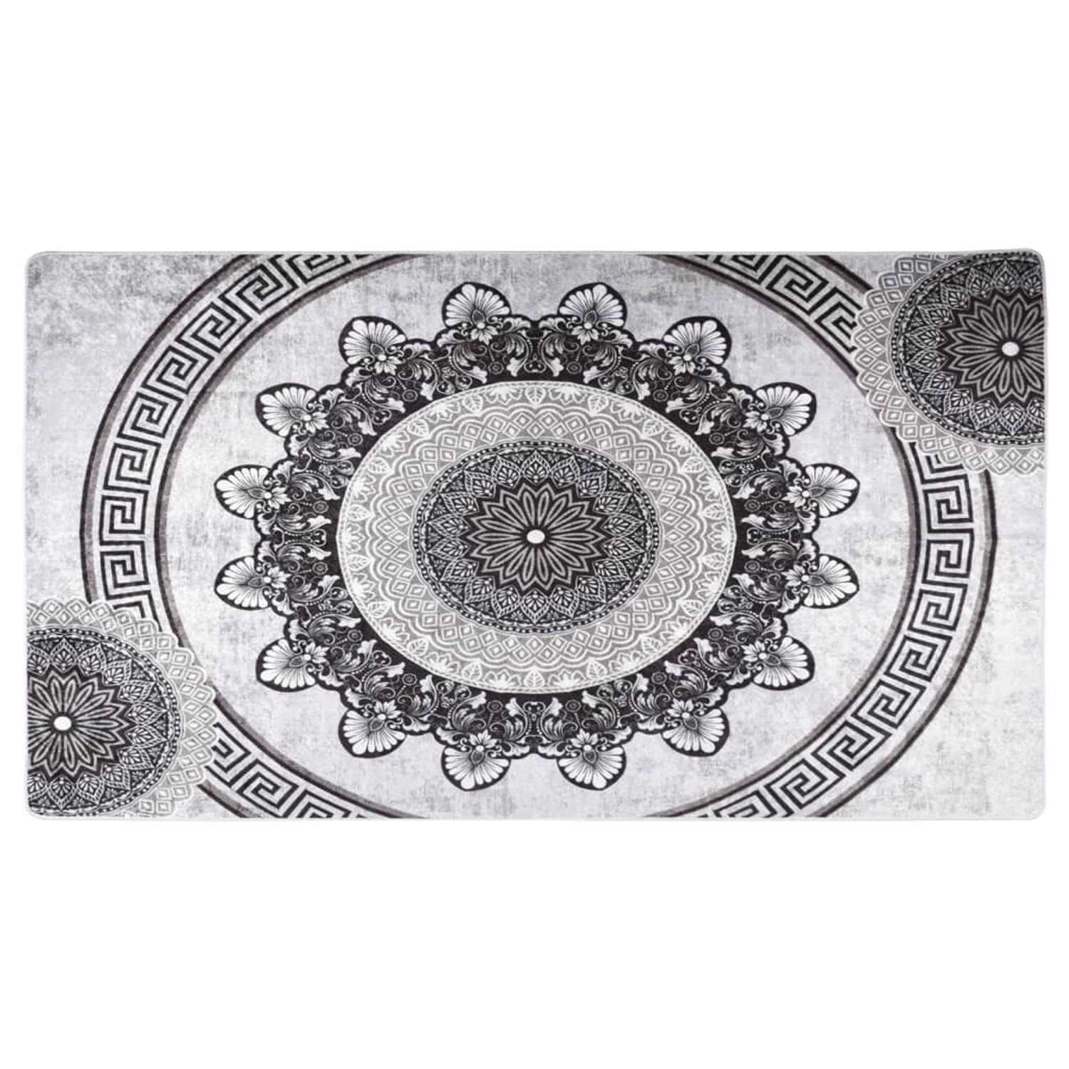 Teppich Waschbar 190x300 Cm Mehrfarbig Rutschfest günstig online kaufen