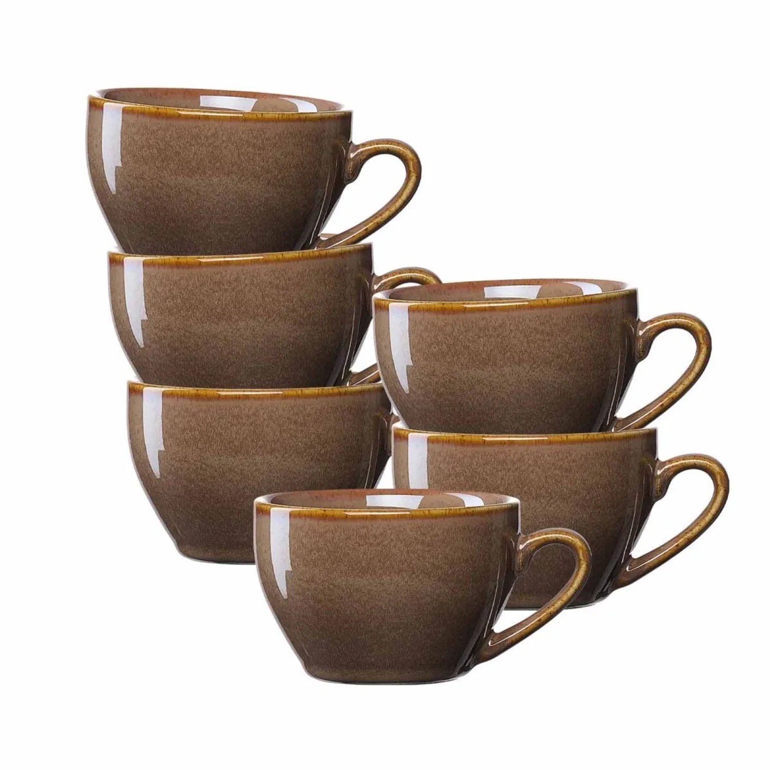 Ritzenhoff & Breker Sahara Kaffeetasse 230 ml 6er Set Dunkelbraun