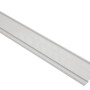 Weiße Gardinia Aluminium Vorhangschiene, 2-läufig, 150 cm lang.