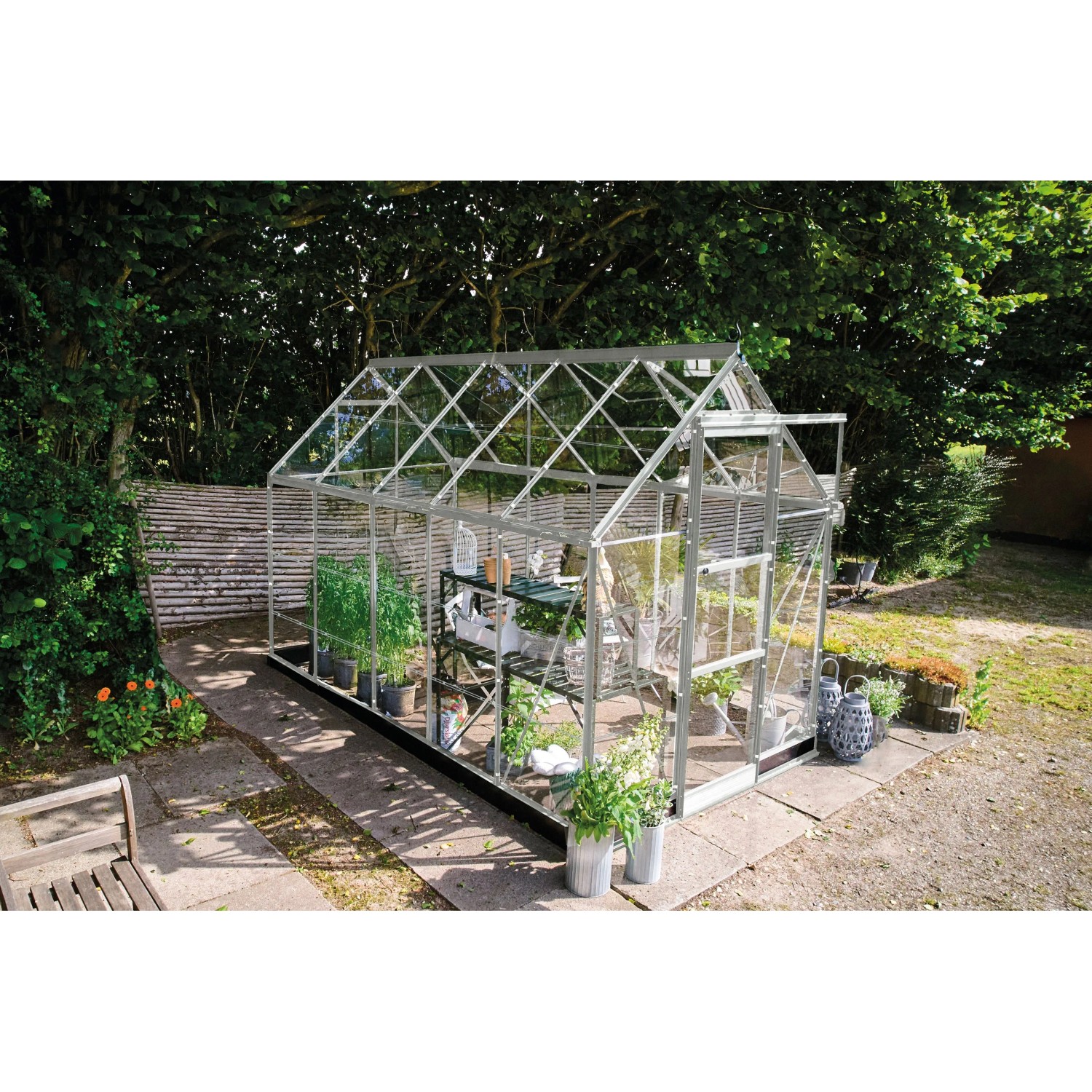 Halls Gewächshaus Icon 6 Alu 6,1 m² günstig online kaufen