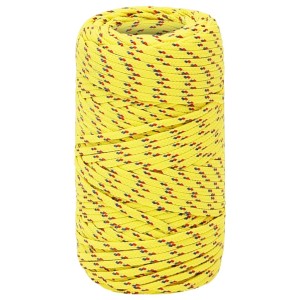 vidaXL Bootsseil Gelb 2 mm 25 m Polypropylen 152582