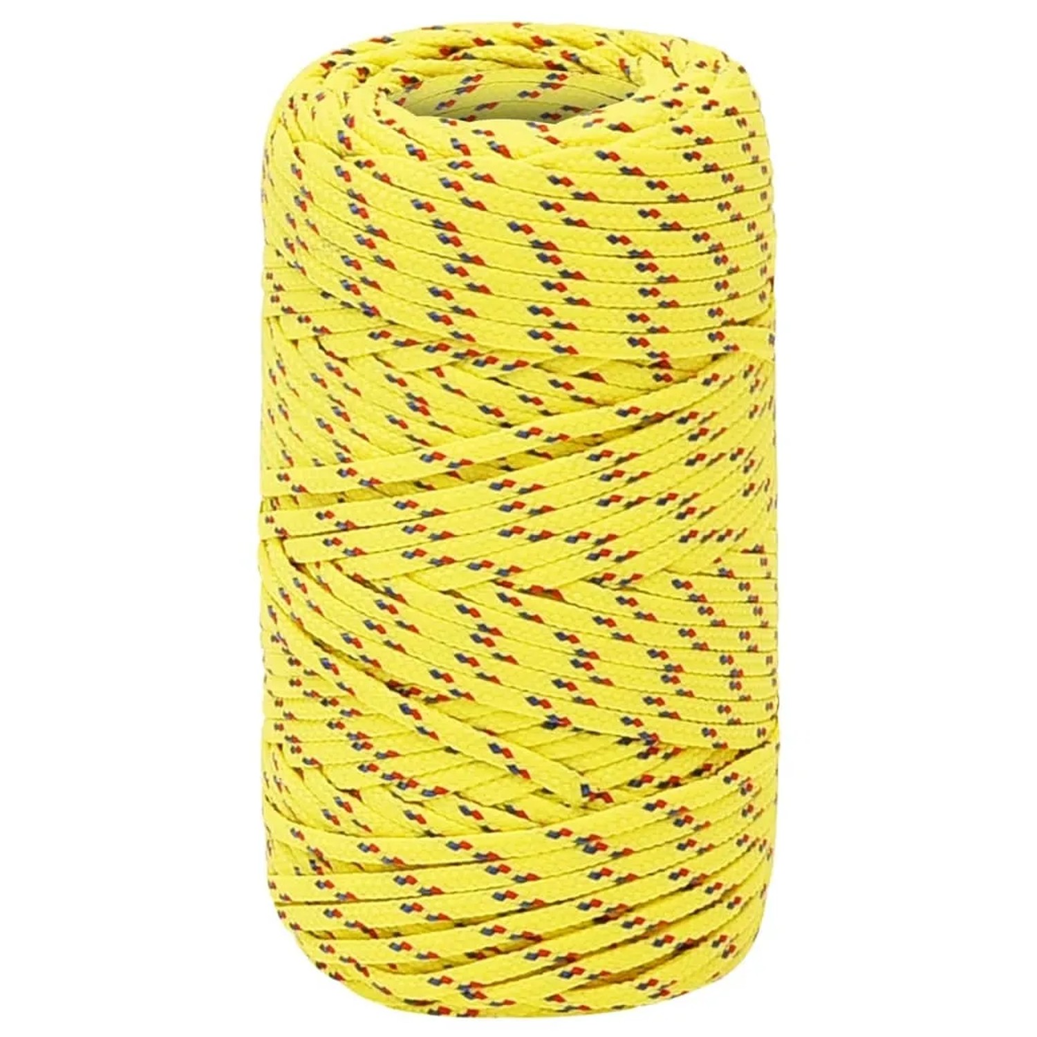 vidaXL Bootsseil Gelb 2 mm 25 m Polypropylen 152582