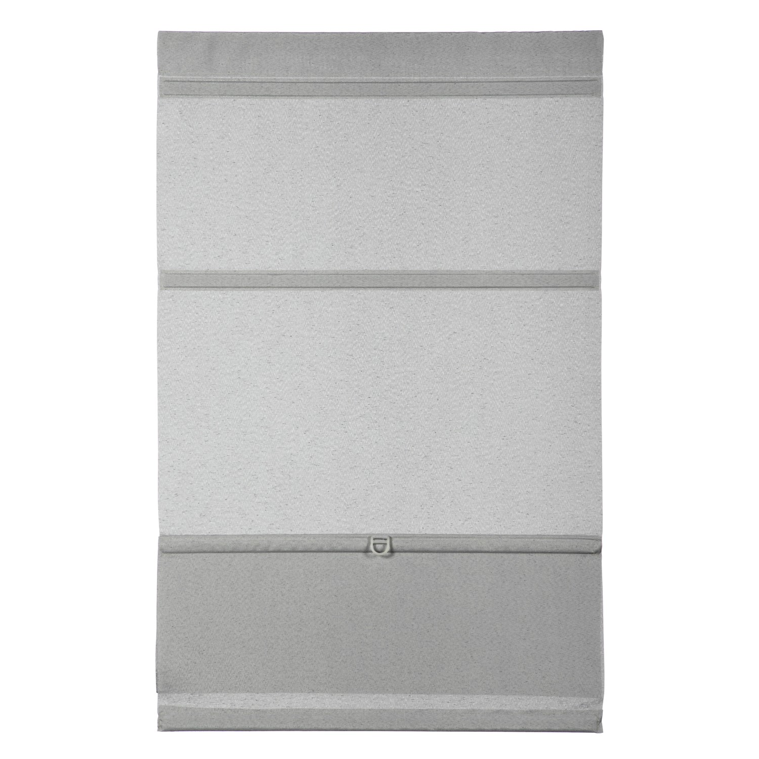 Graues Gardinia Easyfix Raffrollo, magnetisch und stufenlos verstellbar, 50x140 cm.
