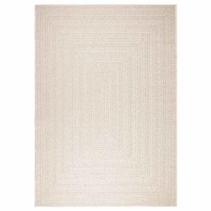 vidaXL Teppich ZIZUR Creme 200x290 cm Jute-Optik Indoor und Outdoor 4010368