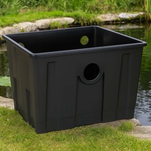 Schwarze Ersatzwanne für Sunsun CBF-350 Teichfilter. Robustes Kunststoffgehäuse für Teichpumpen & Filter am Teich.