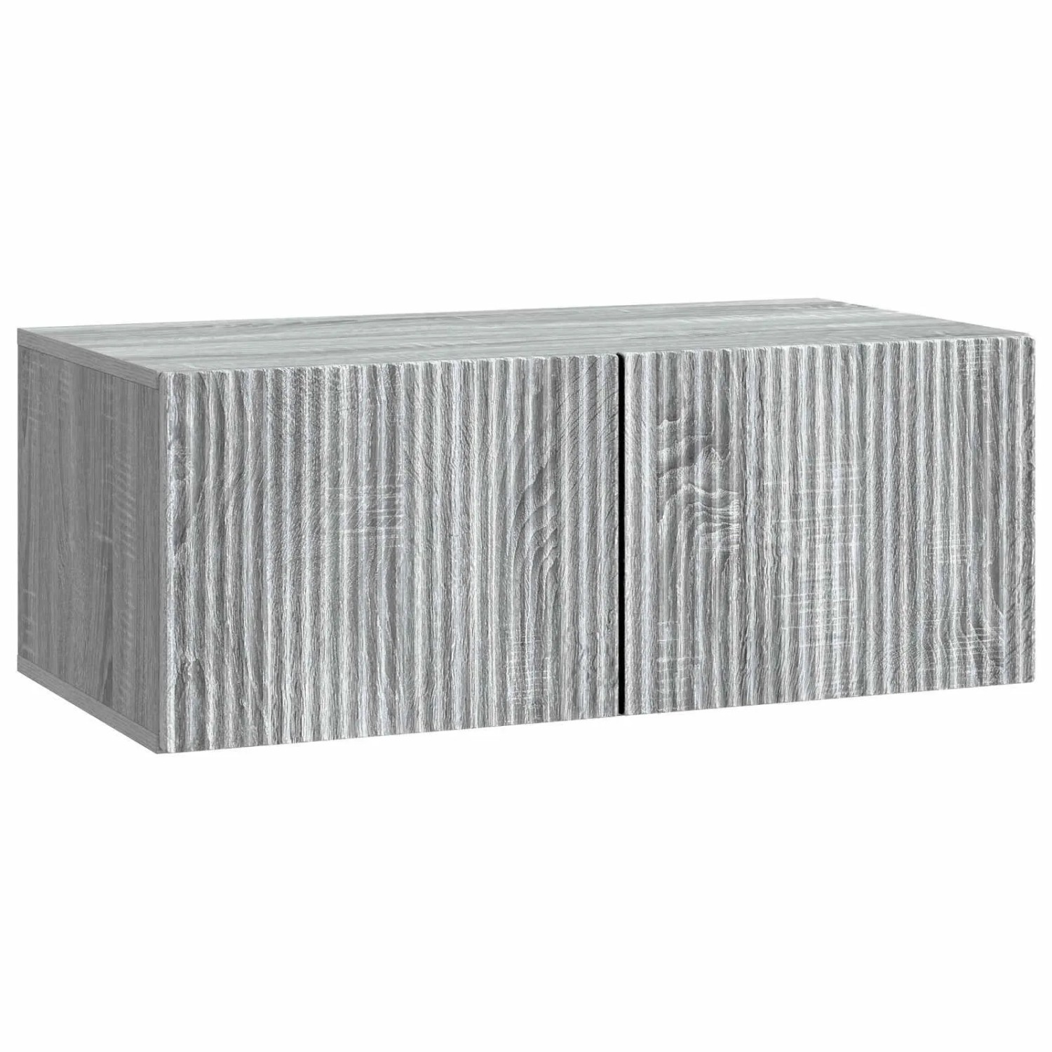vidaXL Wandmontierter TV-Schrank Graues Sonoma 78,5 x 41 x 30 cm 898521