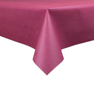 Sensalux Vlies-Tischdecke in Beere, 1 x 2,5 m, abwaschbar und wasserabweisend.