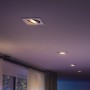 Philips Hue Centura LED-Einbauspot, eckig, weiß, mit Farbwechsel für stimmungsvolle Beleuchtung.