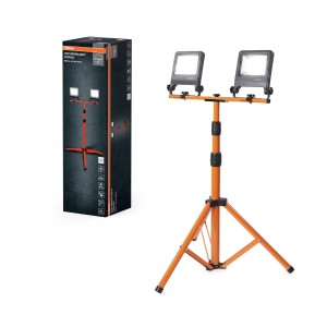 Osram LED-Arbeitslicht Tripod 2 x 30 W 78 x 68 x 175 cm Dunkelgrau