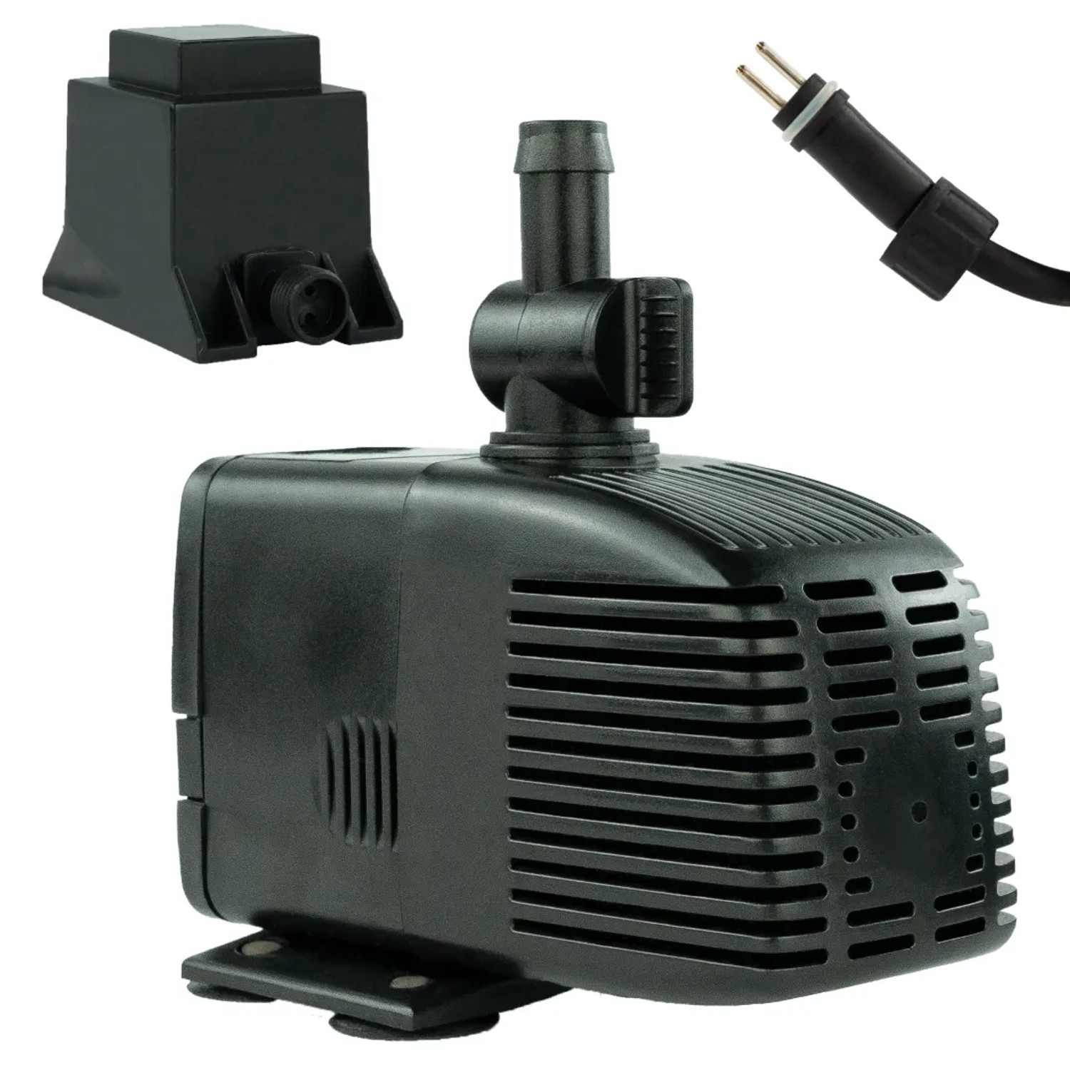 Kerry Electronics Teichpumpe 12 V 1.000,/h 17 W 10 m Kabel 1,7 m Förderhöhe Leise Wasserpumpe Aquariumpumpe & Springbrunnen-Pumpe